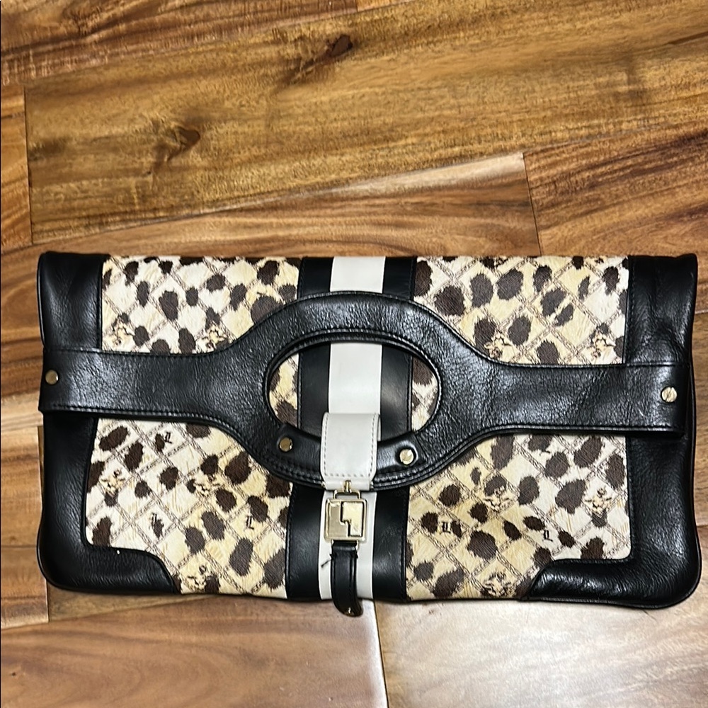 L.A.M.B. Gwen Stefani Oversized Clutch